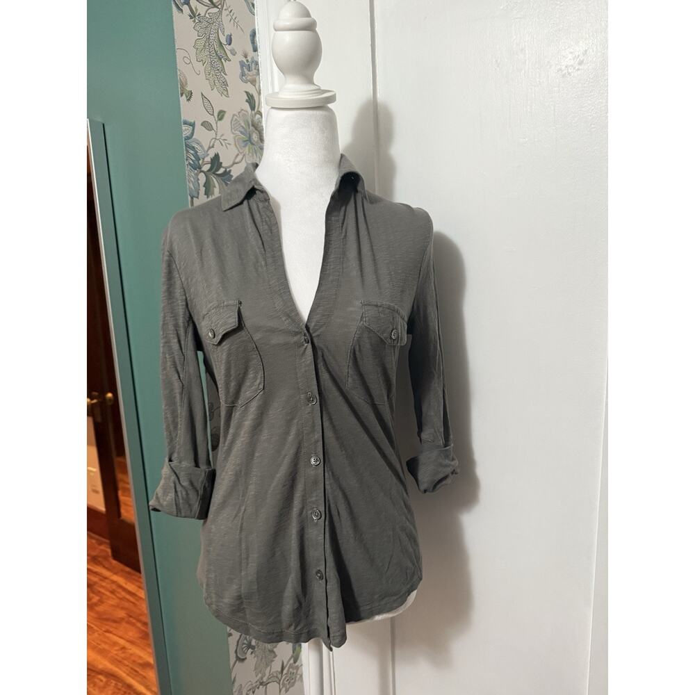 James Perse Women's Button Down Blouse